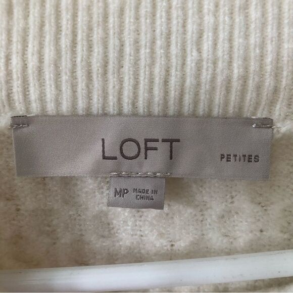 Loft Stitchy Flare Sleeve Sweater - Picture 3 of 5